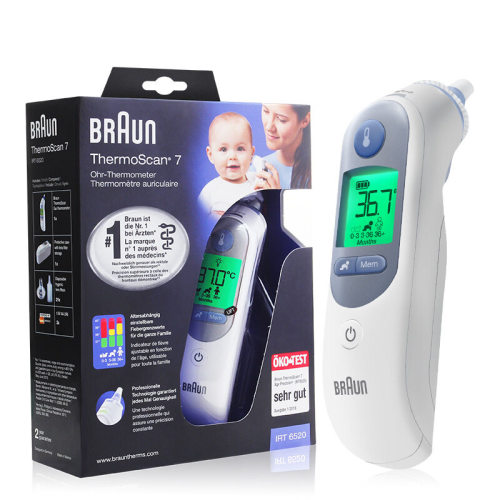 BRAUN ThermoScan® 7 Age Precision® IRT6520 ปรอทวัดไข้ดิจิตอลทางหู เครื่องวัดอุณห Thermometers