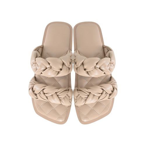 SHU PALETTE SOFT CHUNKY WOVERY SANDALS LATTE SWSP0901-BE30- LATTE 37 ...