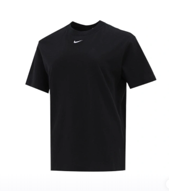 NIKE Sportswear Essential Logo แขนสั่น - DN5698-010 L Black | Thisshop