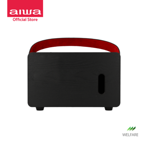 AIWA Retro X Bluetooth Speaker ลำโพงบลูทูธพกพา BASS++ BLACK | Thisshop
