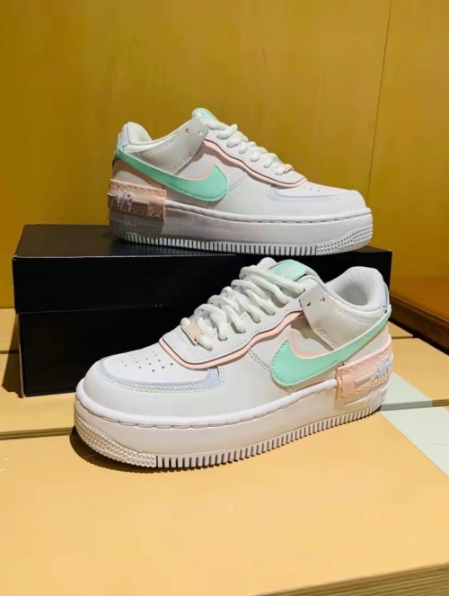 รองเท้าผู้หญิง NIKE Air Force 1 Shadow Atmosphere - CI0919-117 white ...