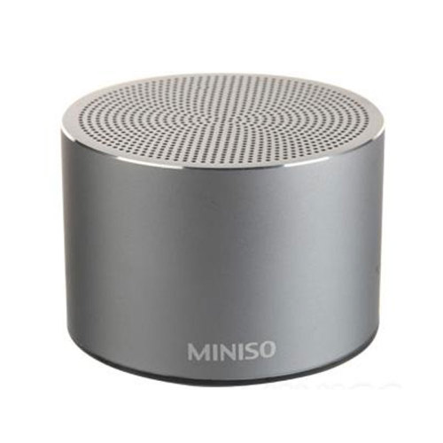 Miniso Portable Metal Wireless Speaker ModelBT120(Grey)