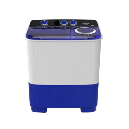 SHARP Washing Machine TWIN TUB White Blue ESTW70BL 7kg.