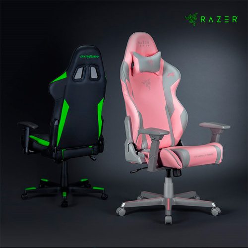 Razer DXracer Gaming Chair เก้าอี้เกมมิ่ง เก้าอี้คอมพิวเตอร์ Pink
