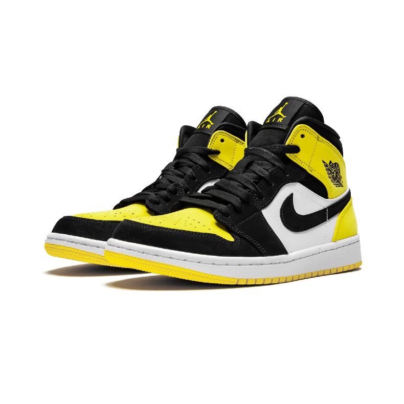 nike air jordan 1 high yellow toe black