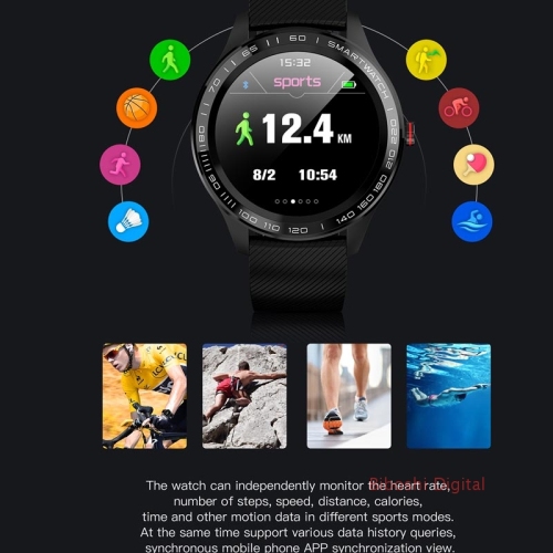 นาฬิกาสมาร์ท L9 Bluetooth Smart Watches L9 ECG Heart Rate Blood