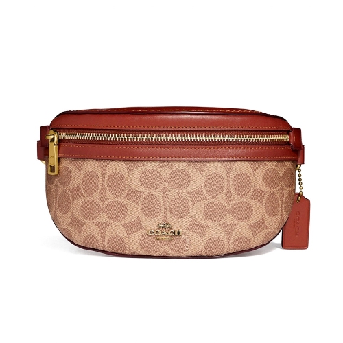 COACH 39937 Signature Fanny Pack Tan (B4NQ4) [39937B4NQ4MA] 1