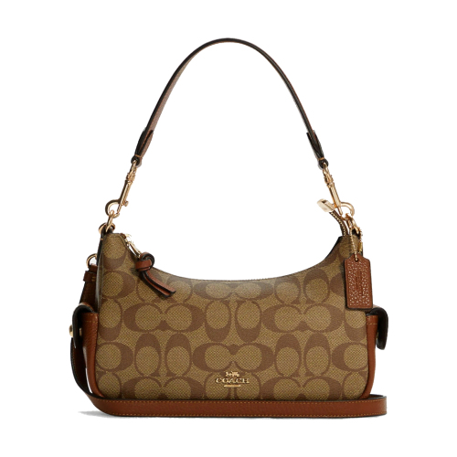 COACH C7223 PENNIE SHOULDER BAG 25 IN SIGNATURE CANVAS (IMS5U) [C7223IMS5UMB] 1