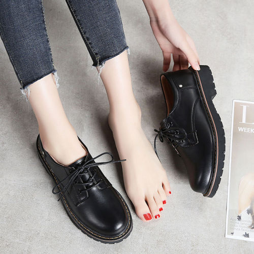 NonTop Quality Black Shoes Flats Womens Oxford Style Shoes Women