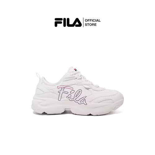 Fila Ray Script FILA รองเท้าผ้าใบผู้ใหญ่ RAY TRAINER SCRIPT รุ่น 1RM02810G - WHITE ...