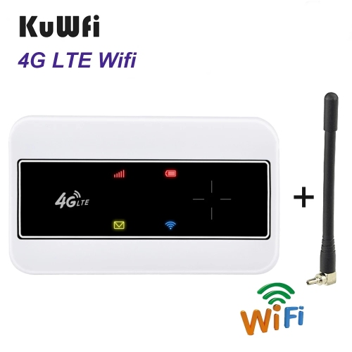 KuWFI 3G/4G LTE โมเด็มไร้สาย Wifi แบบพกพา WiFi Mini 4G Router Mobile
