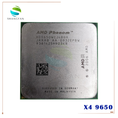 AMD Phenom X4 9650 Quad-Core Desktop 2.3GHz CPU HD9650WCJ4BGH ซ็อกเก็ต ...