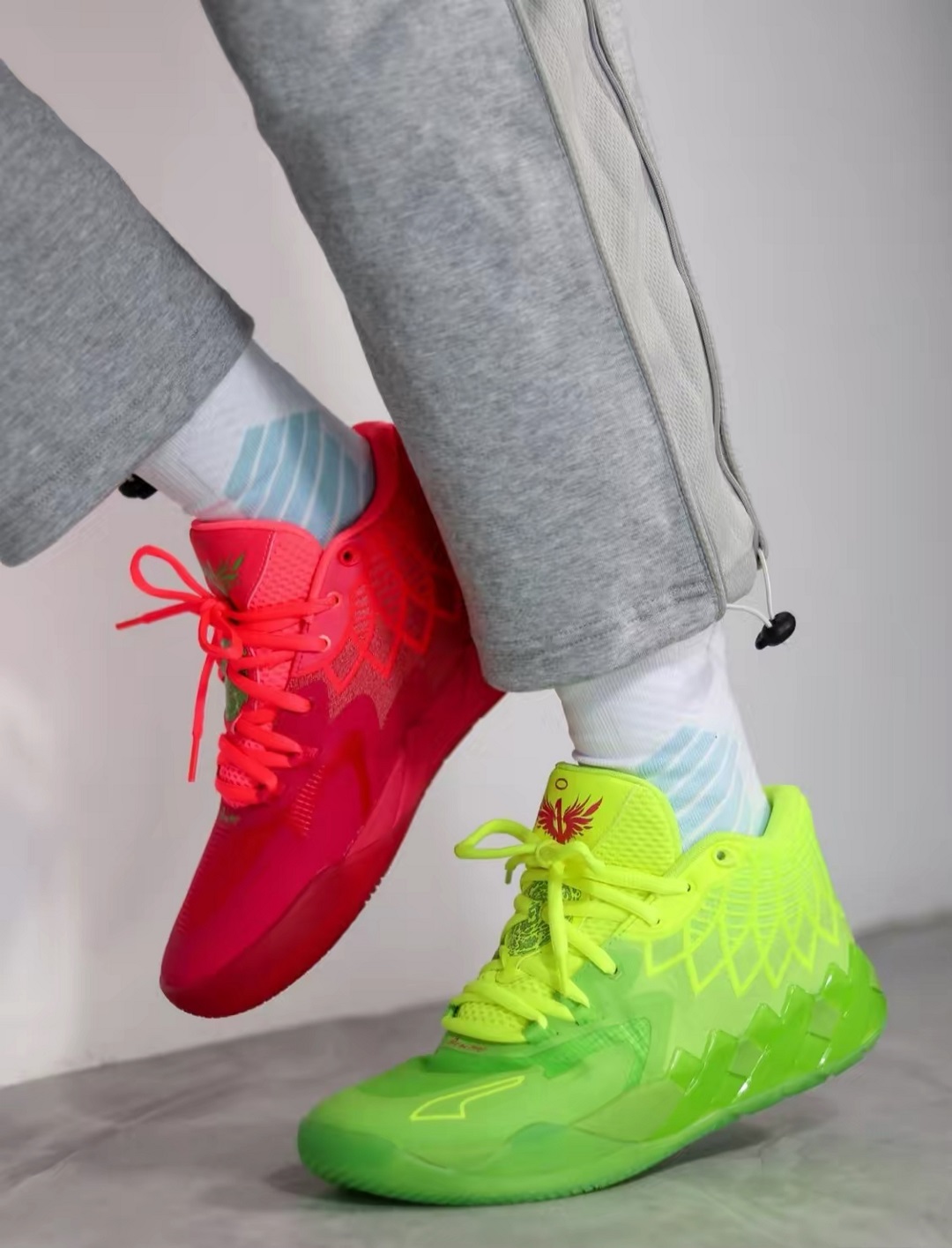 2022 2022ใหม่ Original Lamelo Ball รองเท้า MB1 Rick และ Morty Mid-Top ...