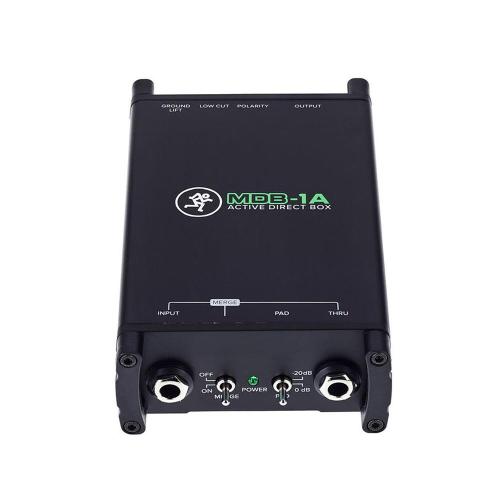 Mackie MDB1A ไดเร็กบ็อกซ์ Active Direct Box D.I.Box พร้อมสวิทช์20dB, Low Cut, Ground Lift