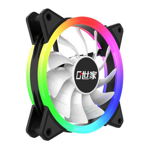Desktop Host Computer Case Fan 12Cm Ultra-Quiet Heat Dissipation Rgb A