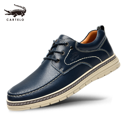 Cartelo Men's Shoes Genuine Leather 2021Spring Business Men's Leather ...