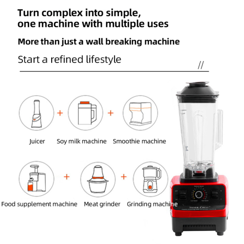 2200W Blender Powerful High Speed Blenders Food Mixer Fruit Juicer Ice