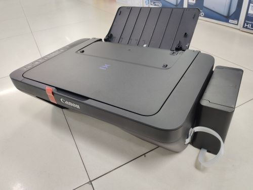 CANON PIXMA E410+Tank พร้อมระบบติดตั้งแท้งก์ พร้อมเติมหมึก 4 สี พร้อม ...