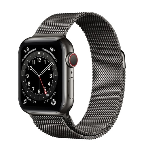 apple 44mm graphite milanese loop