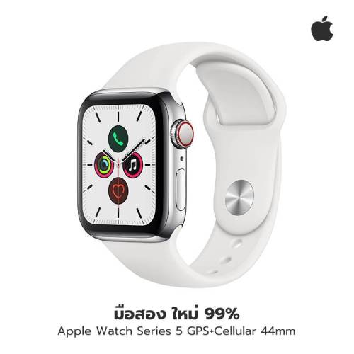 Apple Watch Series 5 มืà¸à¸ªà¸à¸ Space Gray With Black Sport Band 44mm GPS+Cellular | Thisshop