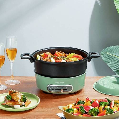 หม้อหุงต้ม Morphy Richards Multifunctional cooking pot MR9089 Blue