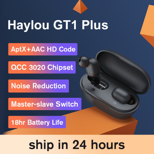 xiaomi haylou gt1 plus qualcomm qcc3020 aptx ipx5 tws