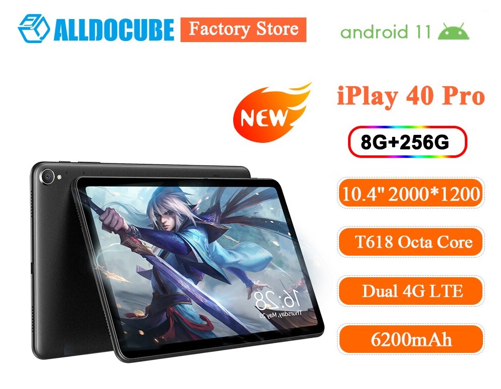 ALLDOCUBE iplay 40 Pro Android 10.0 แท็บเล็ต10.4 Inc Octa Core 8GB