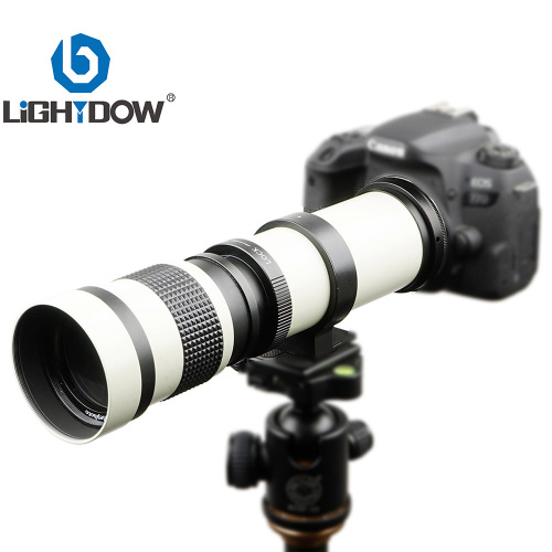 Lightdow White 420800mm F/8.316 Super Telephoto Lens Manual Zoom Lens