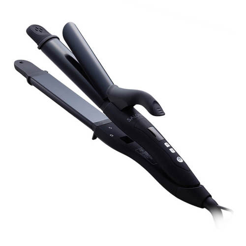 [Pre order 10 days] Salonia 2 WAY STRAIGHTENING & CURLING HAIR IRON [made in Japan] black 32mm